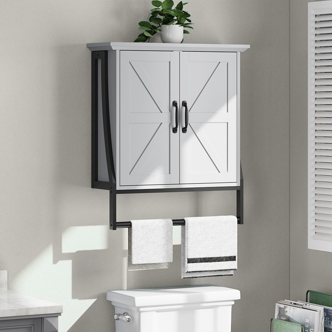 Tyresse Bathroom Cabinet Wall Mounted, Bathroom Wall Cabinet Above Toilet Gracie Oaks 