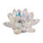 Iridescent Glass Crystal Lotus Votive Candle Holder-26724320-24704498