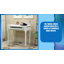 Elegant Black 34" W x 19" D x 30" H Writing Desk with Flip-Top Keyboard Tray-2140674737
