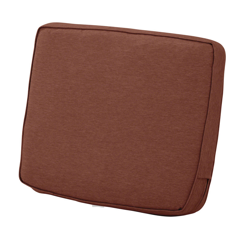 FadeSafe Pina ? Coussin de siège d’extérieur, Rouge henné, H 5 po x l 23 po x P 25 po