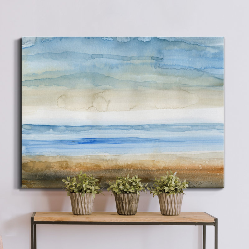 «Seaside I» par J Paul - impression sur toile tendue, H 32 po x l 24 po x P 1 po