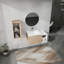 Meuble-lavabo mural 36 po avec lavabo et armoire latérale 36 po