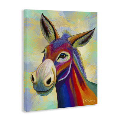 «Vibrant Donkey Expression», art par Jadei