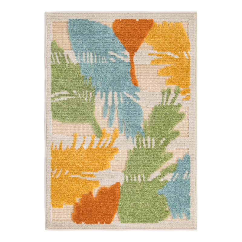 Barcadera Indoor/Outdoor Rug, Rectangle 2' x 3'