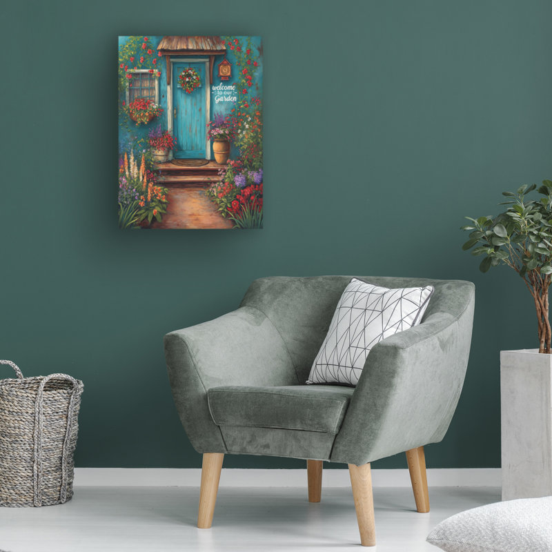 Art mural sur toile tendue - "Wall Door" Imagine It Images pour le salon, la chambre à coucher ou le bureau - 24 x 32