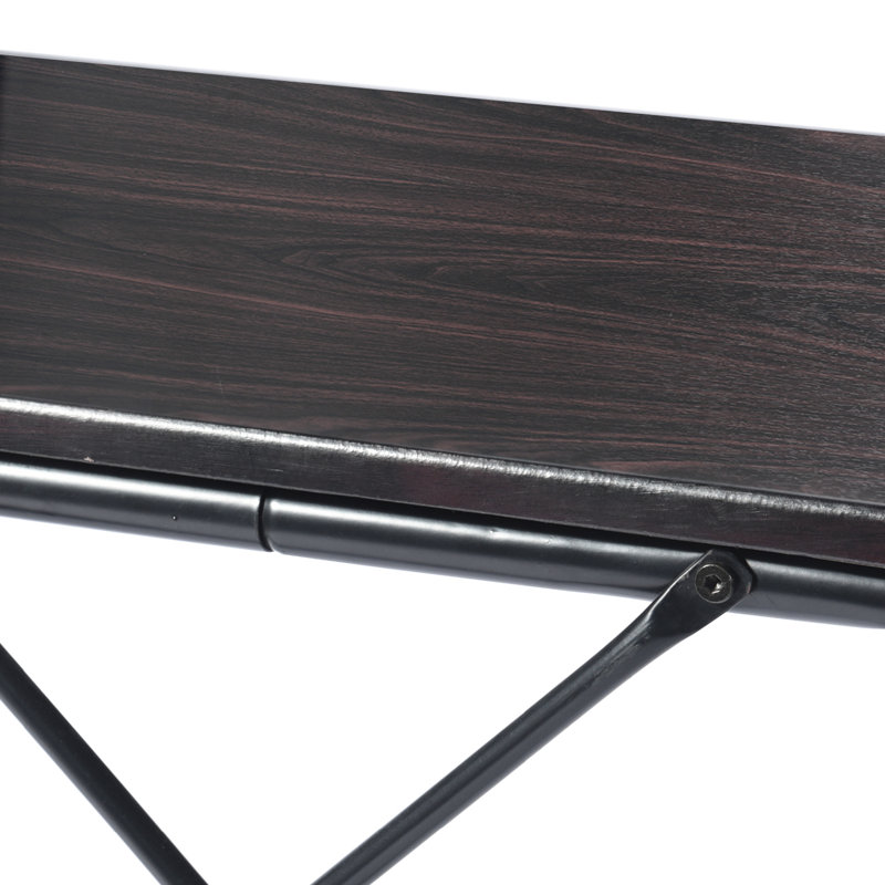 Marrs Metal Base Writing Desk, Walnut