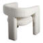 Fauteuil demi-tonneau en polyester 29 po Verna-401537966