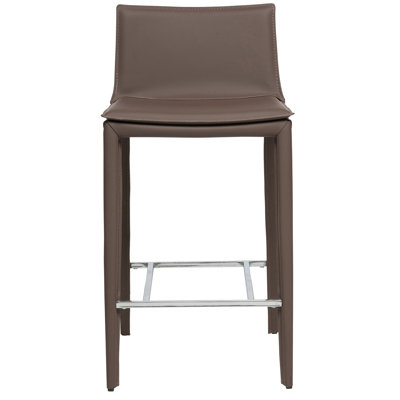 Tabouret de comptoir en cuir 25,5 po Holleman