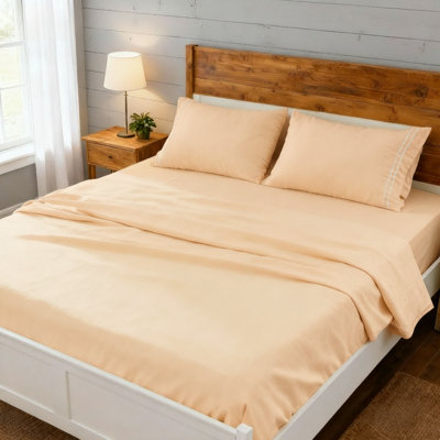 New 3/4-Piece Soft Brushed Bedspread Set With Pillowcases - Solid Color Bedding, Smooth & Low-Maintenance, Machine Washable, No Comforter, Available In Twinxl, Twin, Full, Queen, King,And California King Sizes