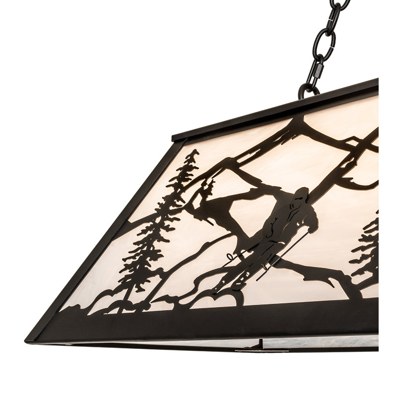 60" Long Alpine Oblong Pendant
