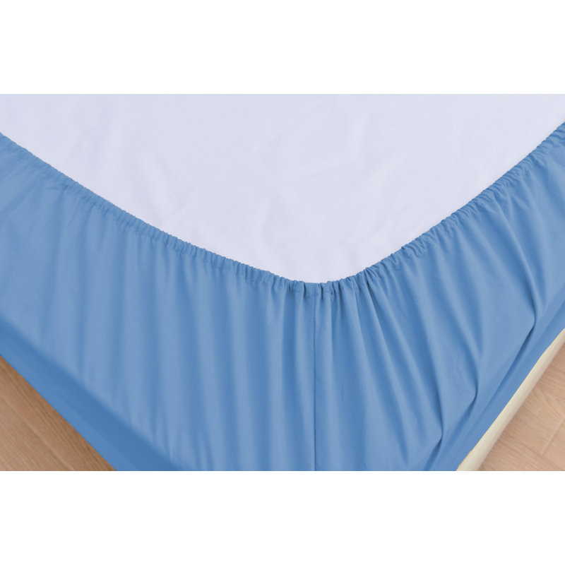 Rayon from Bamboo Sheet Set, Queen, Blue