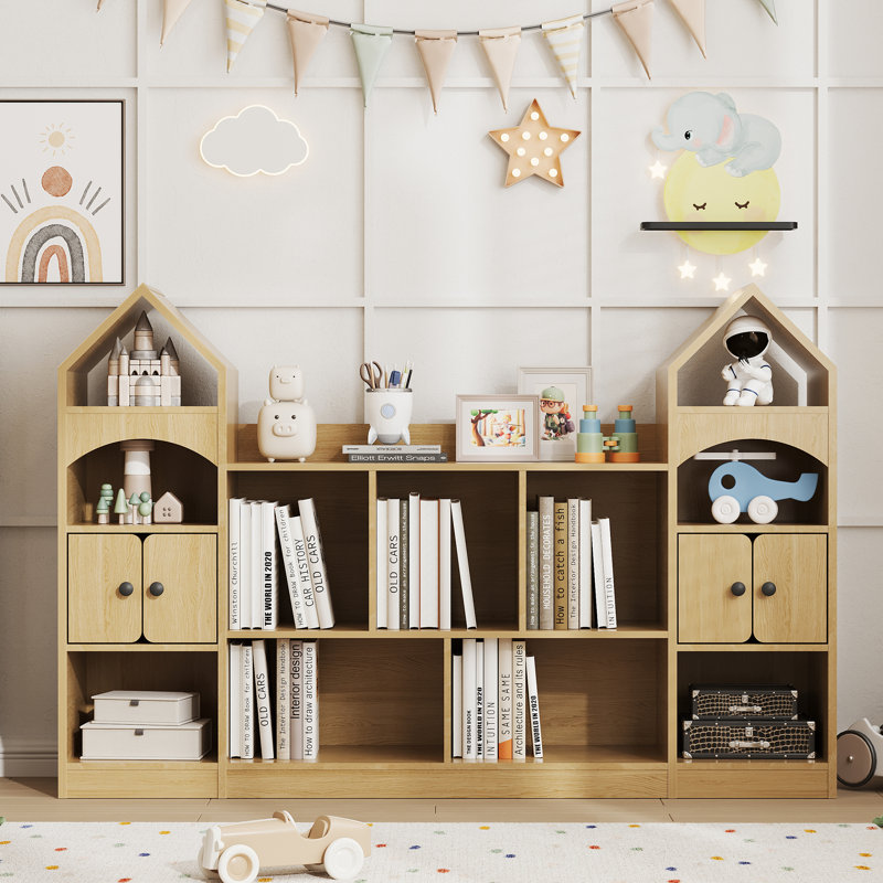 Bookcase And Toy Storage Organizer, Oak