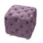 Tabouret de pieds de rangement en velours mauve - Bois, table d'appoint fonctionnelle et élégante-1517298707