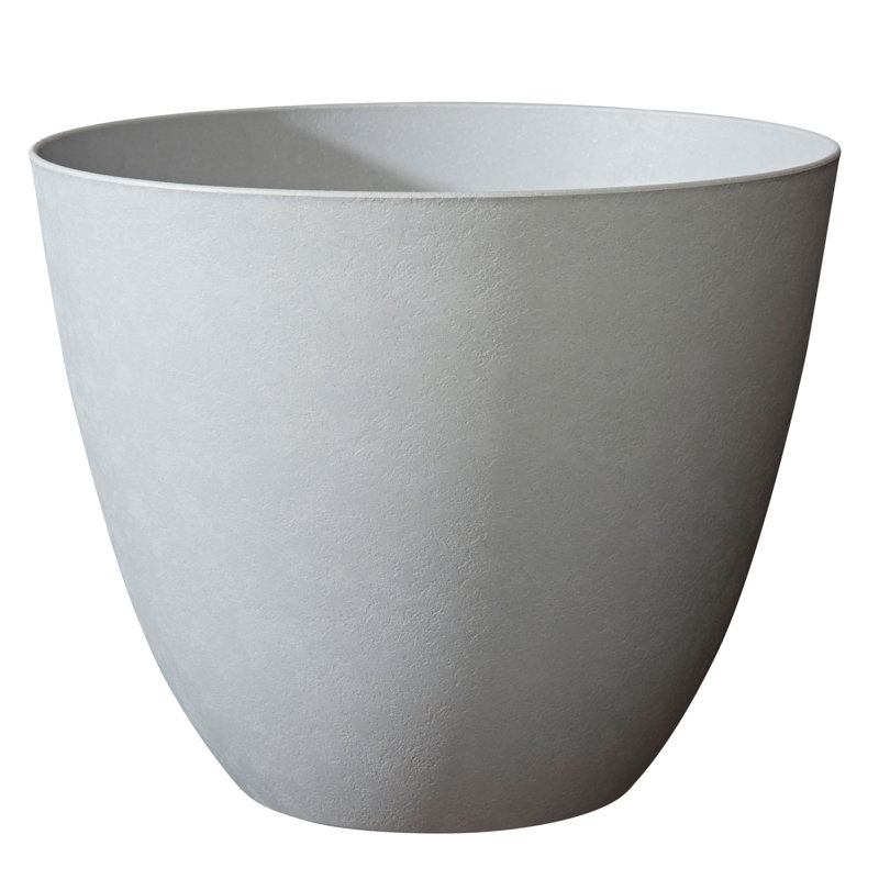Planter, Concrete, 38.4cm H x 48.3cm W x 48.3cm D