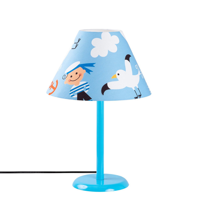 Lampe de table bleue 18,11 po McTeer
