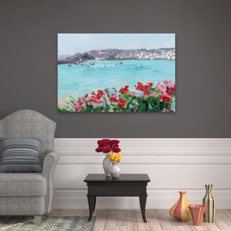 St. Ives - Paysages côtiers, art océanique, H 32 po x l 48 po