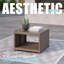 Square Wicker Outdoor Coffee Table , 64cm cm W 64cm cm D