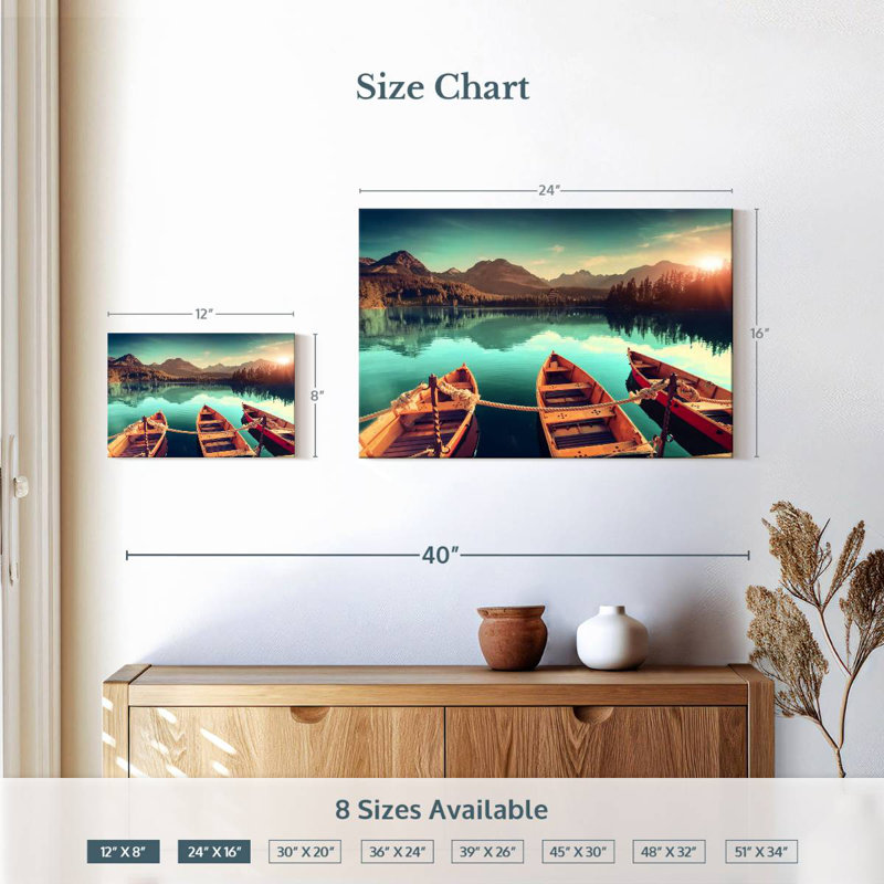 Alvord ensoleillé Morskie lac Oko, H 16 po x l 24 po