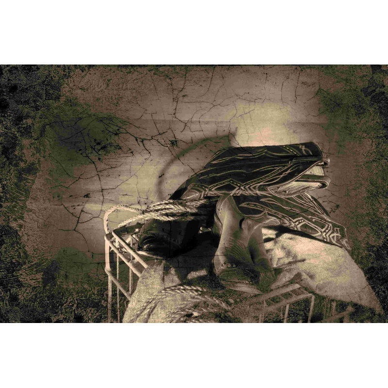 Cowboy 3 - Photographie sur toile tendue, H 12 po x l 18 po