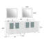  Ensemble de meuble-lavabo double 96 "avec miroir 96"-33559833