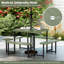 Ensemble de table de pique-nique pour 4-8 personnes avec trou de parasol-537060142