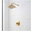 Berwyn Pressure Balance Shower System - Brushed Gold