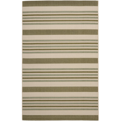 Herefordshire Performance Striped Indoor/Outdoor Area Rug
