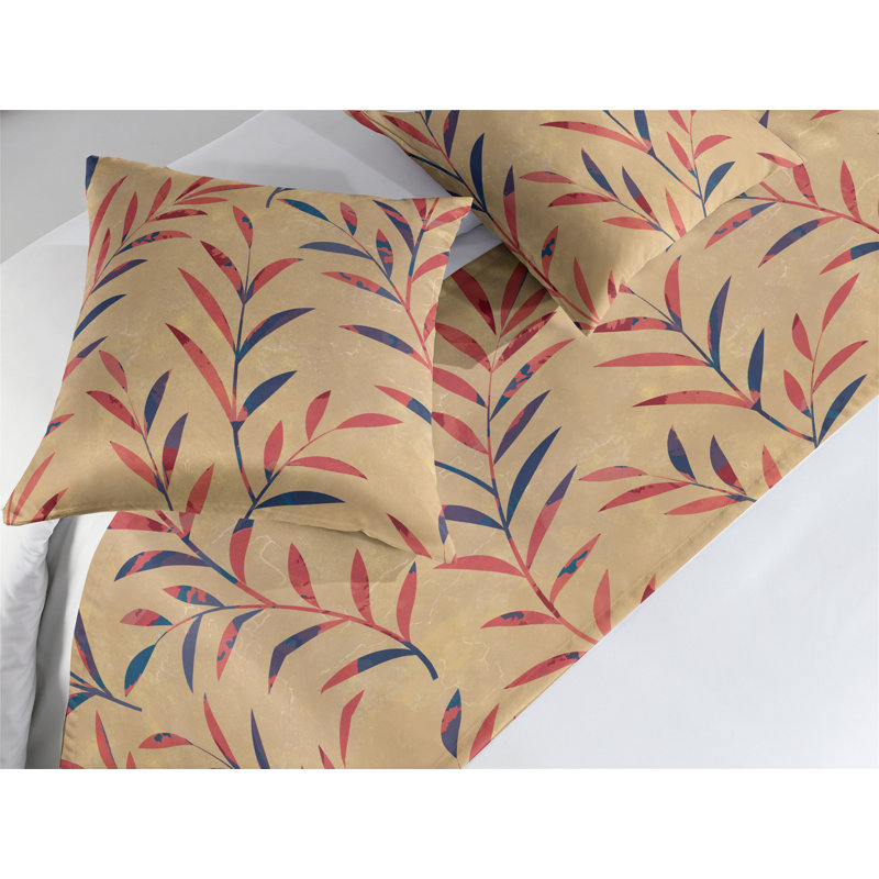 Ensemble de chemin de lit Ambesonne Leafy Design