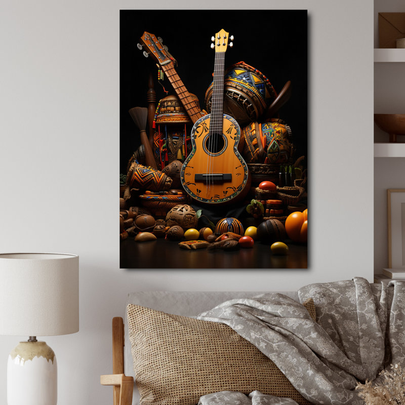 «Lamis African Melody I», reproduction sur toile, H 20 po x l 12 po x P 1 po, Toile tendue