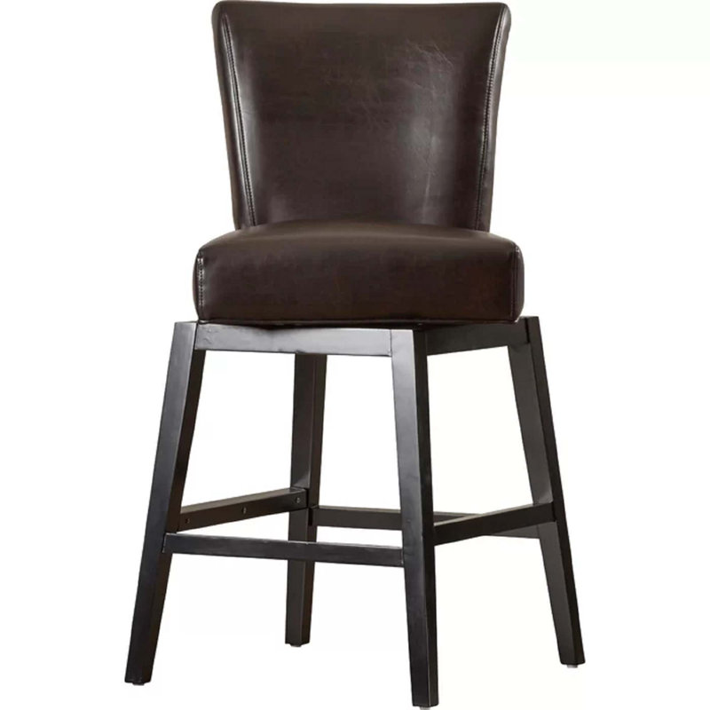 Cheeseman Swivel Stool, Counter Stool (27. 5" Seat Height ), Brown