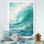 Tempête sarcelle et vague Expression III