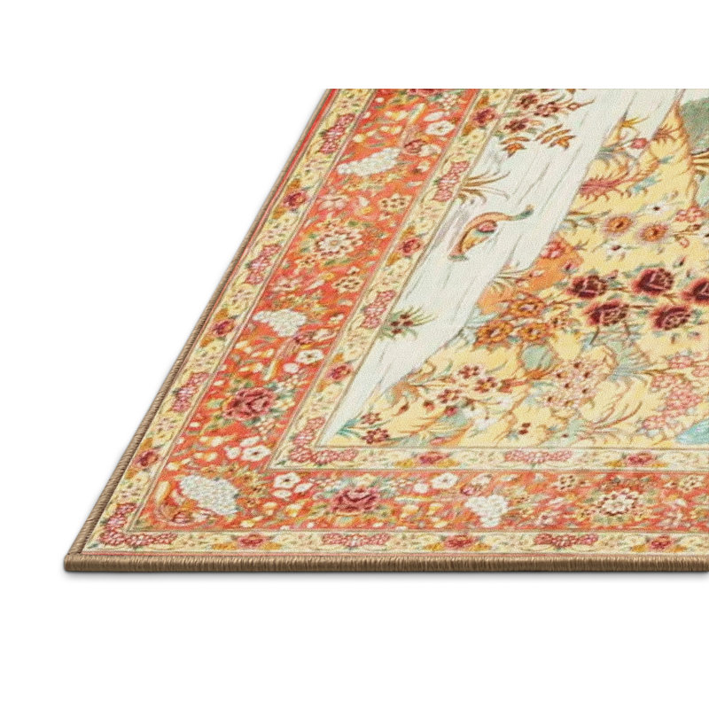 Oriental Indoor Rug, Rectangle 5' x 8'
