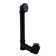 1-1/2" x 12" Sch. 40 ABS-Toe Bathtub Leg Drain with Two-Hole Overflow