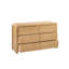 Bruner 120cm W 6 - Drawer Chest of Drawers