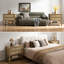 Ensemble de chambre à coucher 3 pièces Boho-778508441