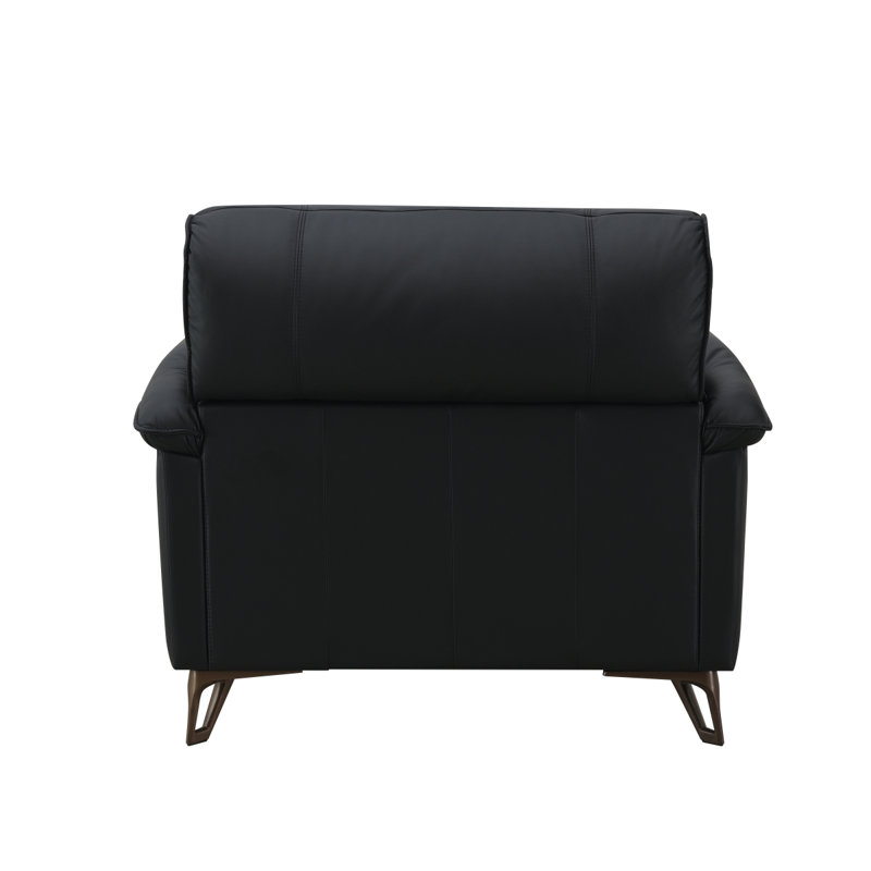 Chaise en cuir Eilene