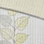 Ensemble de literie à courtepointe réversible brodée, jaune et blanc