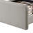 Upholstered Panel Bed Grey-976060751