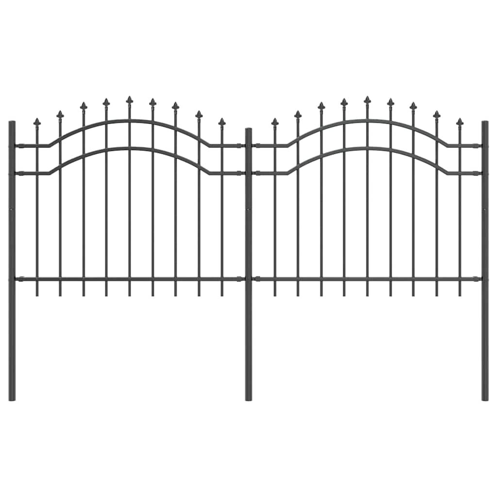 Vidaxl Garden Fence Powder-Coated Steel