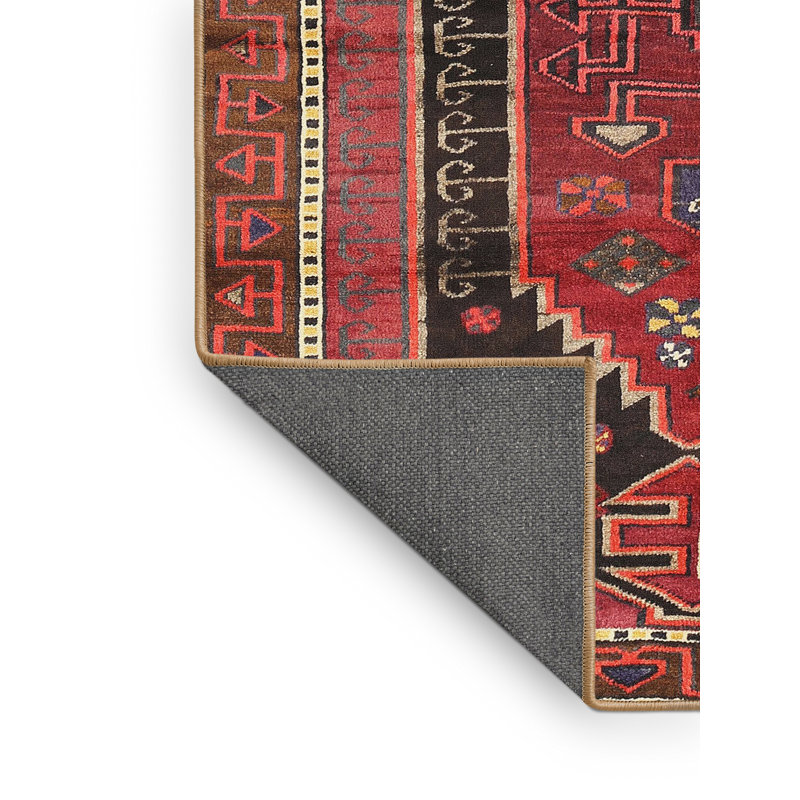 Tapis rouge à motif sud-ouest, Rectangle 2 pi x 4 pi