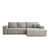 Grey Beige Polyester/Chenille
