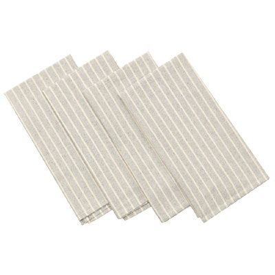  Serviette rayée en coton