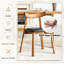 Ensemble de 2 chaises en bois massif