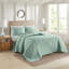 Ensemble de couvre-lit réversible 3 pièces écume de mer double / grand-136331323-136331320