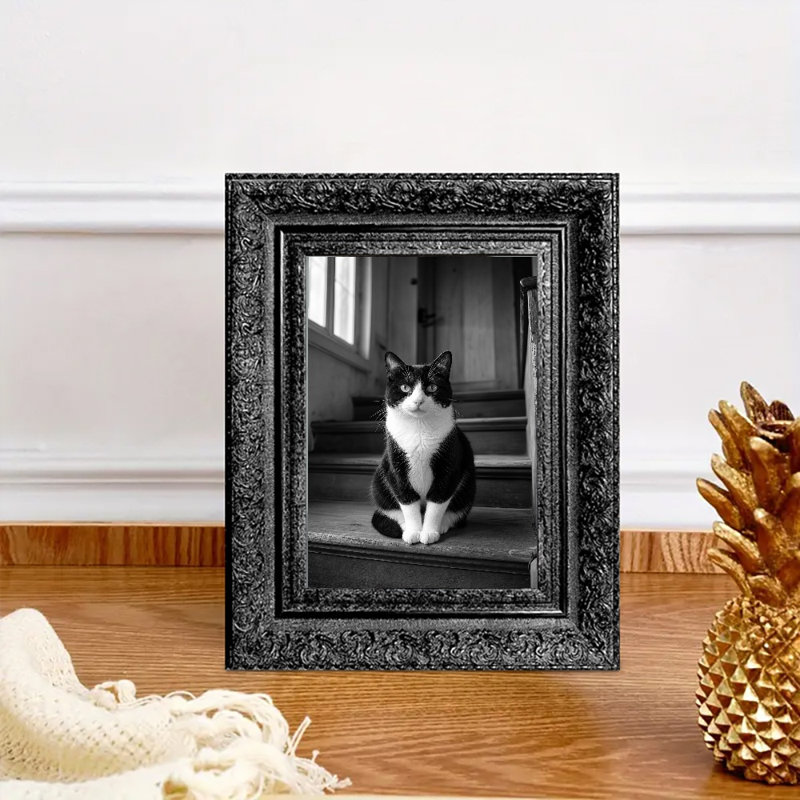 Cadre photo élégant 3 pièces 8 "x 10" noir pour bureau, Black, 3, 8" W x 10" H