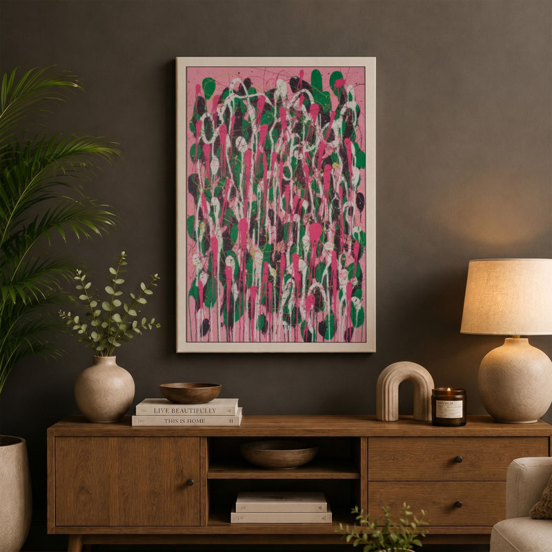 Print, 30x20 - 76.2 x 50.8 cm, Teal Border