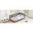 Twin Size Daybed/ In Gray - Modern Design With Wood Construction Style For Bedroom Enhancement-1000049385-1000049384
