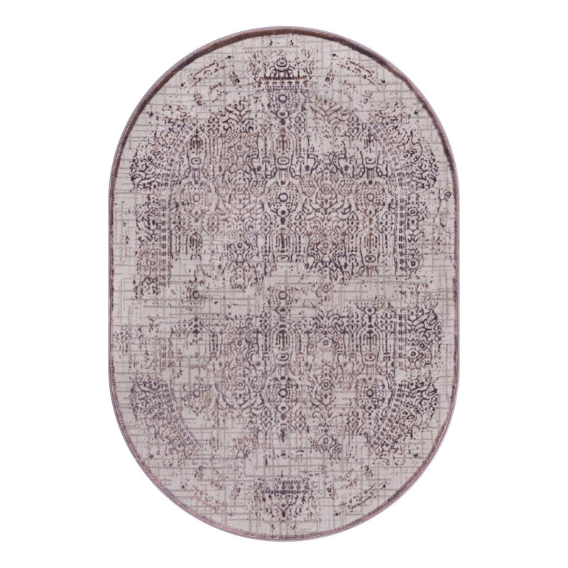 Alissa Abstract Indoor Rug, Oval 4' x 6'