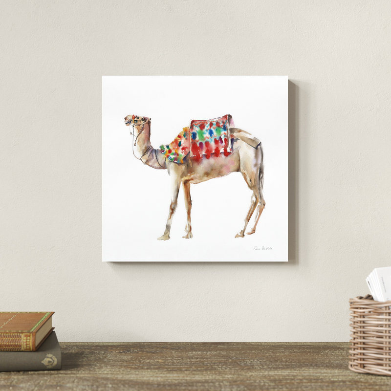 " Desert Camel II ", 12" H x 12" W x 1.25" D