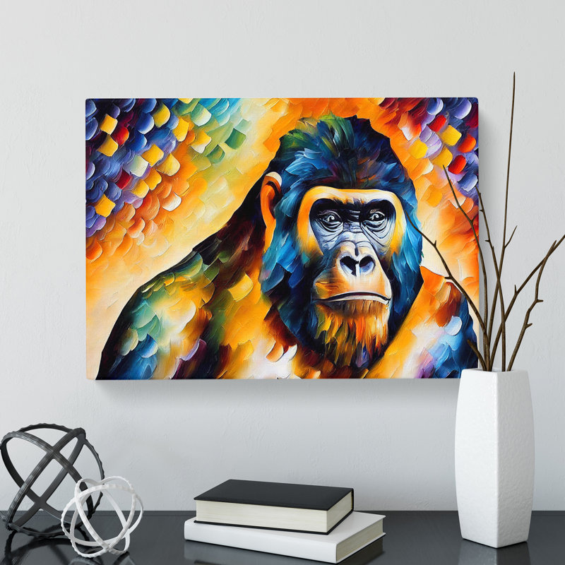 Gorilla Vol.6 Abstract - Wrapped Canvas, 50cm H x 76cm W x 3cm D